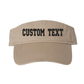 Custom Embroidery Text/Logo Bio Washed Visor